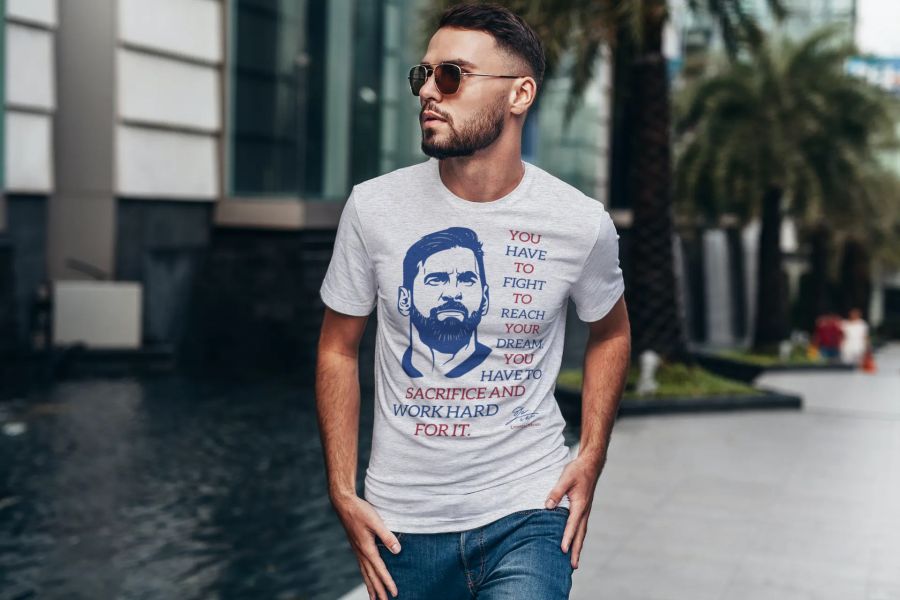 Tričko Messi s mottem - Image 3