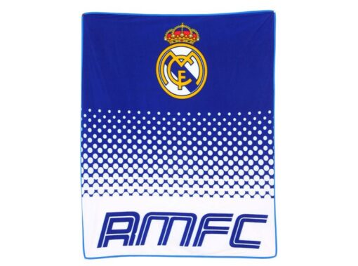 Deka Real Madrid 120 x 150 cm - flísová/fleecová