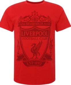 Triko Liverpool s velkým znakem klubu