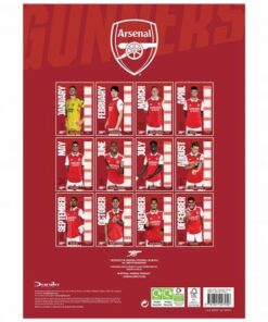 Kalendář Arsenal 2023 A3 měsíce