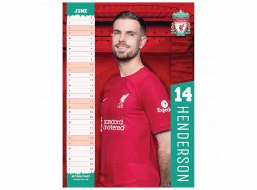 Kalendář Liverpool 2023 strana