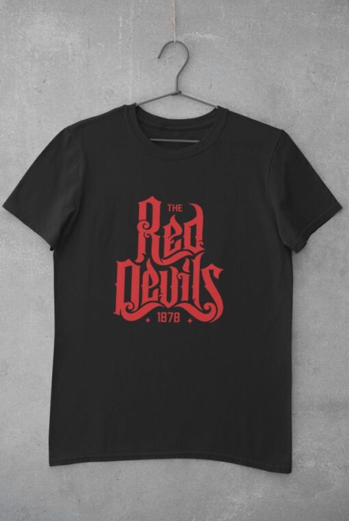 Triko Man United Red Devils černé