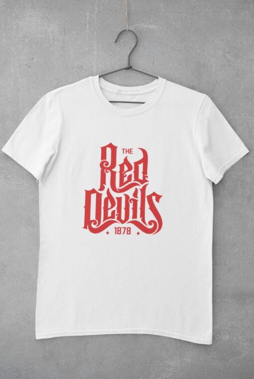 Tričko Man United Red Devils biele