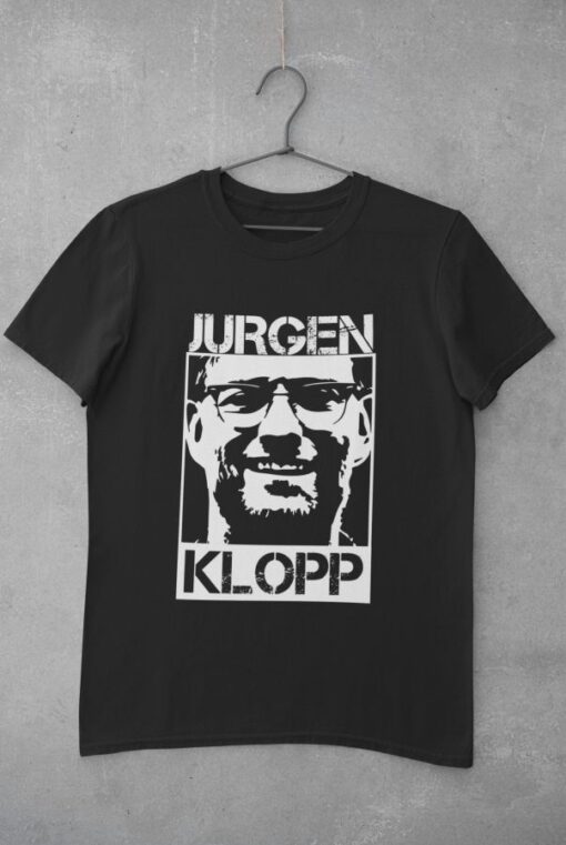 Tričko Liverpool Jurgen Klopp čierne