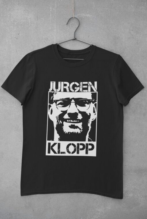 Tričko Liverpool Jurgen Klopp čierne