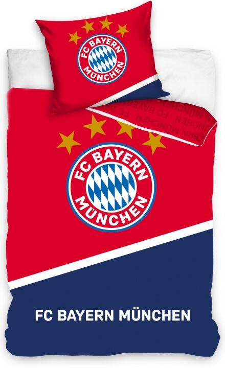 Povlak na přikrývku a polštář Bayern červený