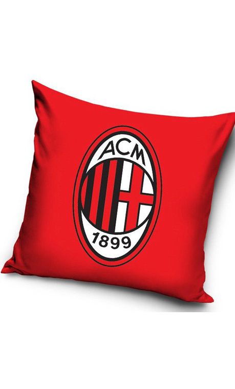 AC Milan povlak na polštář 40x40cm červený