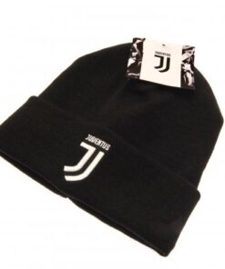 Čepice Juventus s logem klubu černá