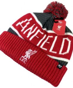 Čiapka Liverpool Anfield s brmbolcom