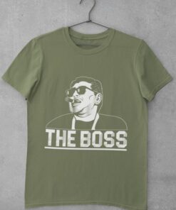 Tričko Maradona Boss khaki