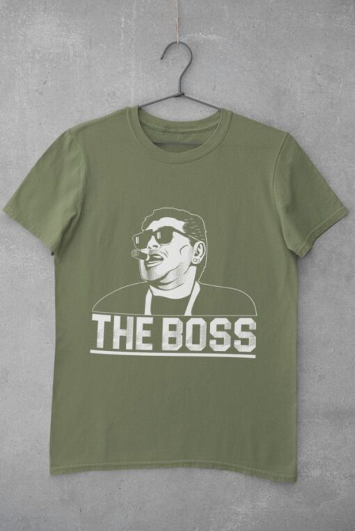 Tričko Maradona Boss khaki