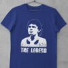 Tričko Maradona Legend modré