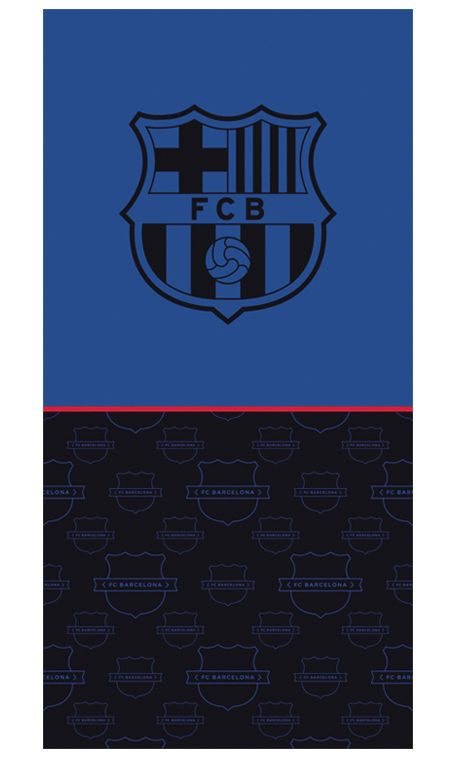 Modrý ručník FC Barcelona 70x140cm