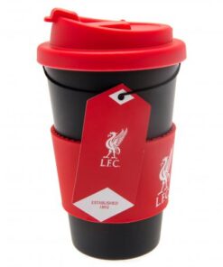 Cestovní hrnek Liverpool černo-červený 400ml