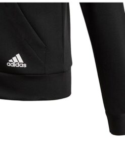 Adidas detská mikina čierna s logom Adidas