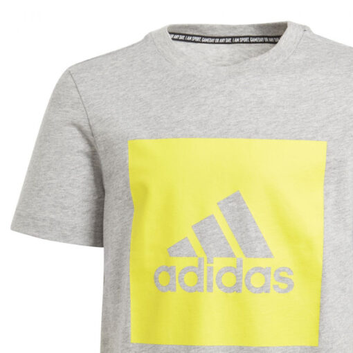 Adidas detské tričko šedé s nápisom Adidas