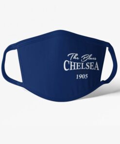 Futbalové rúško Chelsea The Blues 1905 tmavomodré