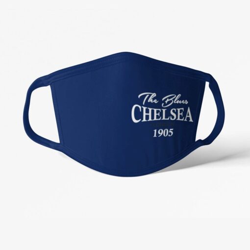 Futbalové rúško Chelsea The Blues 1905 tmavomodré