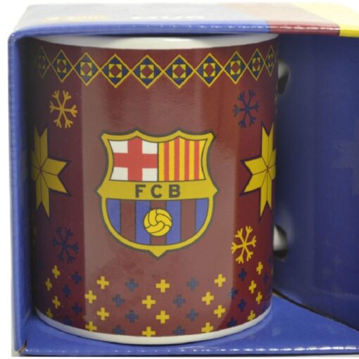 Hrnček FC Barcelona vianočný s logom klubu