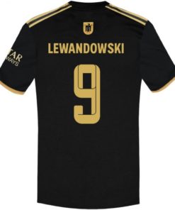 detský dres Lewandowski Bayern 2021 čierny číslo