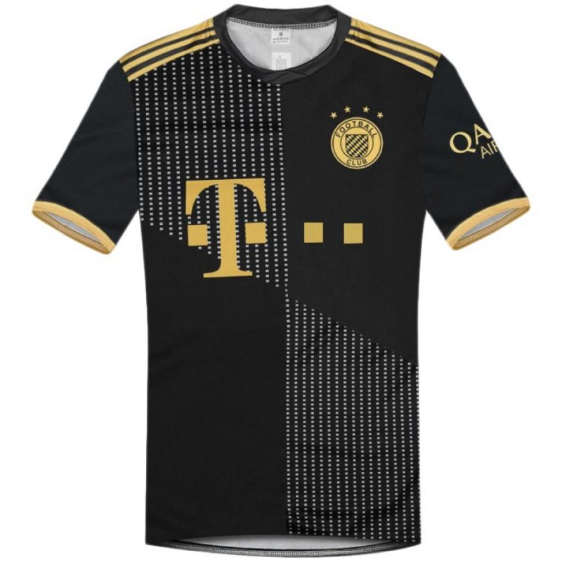 Dětský dres Bayern Lewandowski 2021/22 replika černý - Image 3