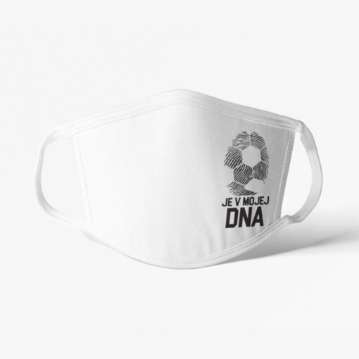 Fotbalová rouška Fotbal je v mé DNA bílé