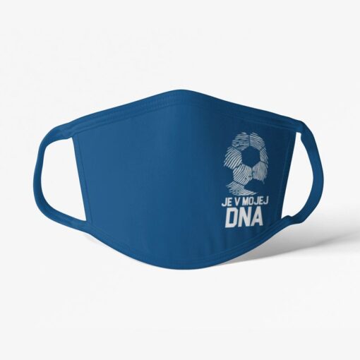 Futbalové rúško Futbal je v mojej DNA modré