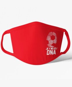 Fotbalová rouška Fotbal je v mé DNA červené