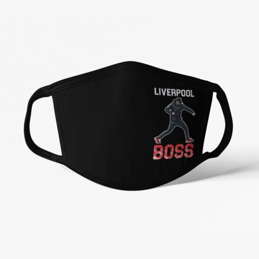 Rouška Liverpool Boss Klopp černé