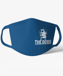 Futbalové rúško Maradona The Boss modré