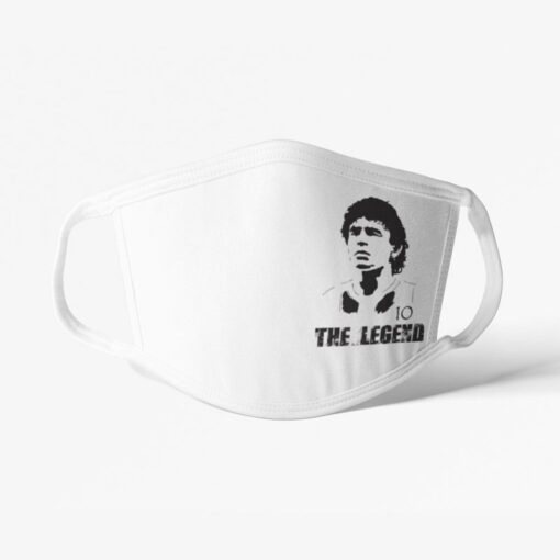 Fotbalové rouško Maradona The Legend bílé