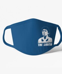 Fotbalová rouška Maradona The Legend modrá