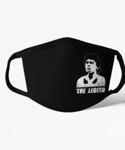 Fotbalová rouška Maradona The Legend černá