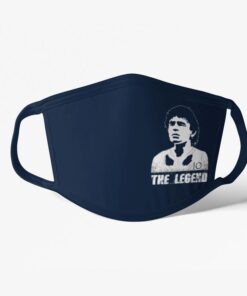 Futbalové rúško Maradona The Legend tmavomodré