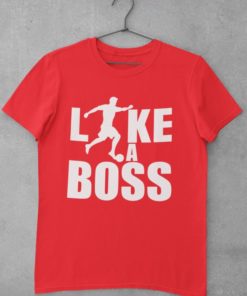 Fotbalové triko Like a Boss červené