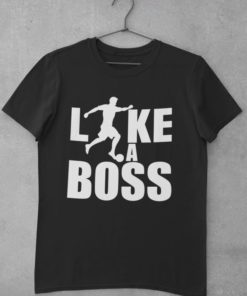 Fotbalové triko Like a Boss černé