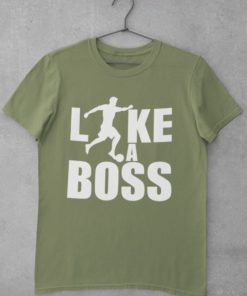 Futbalové tričko Like a Boss khaki