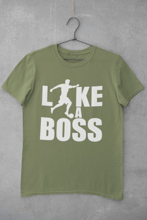 Futbalové tričko Like a Boss khaki