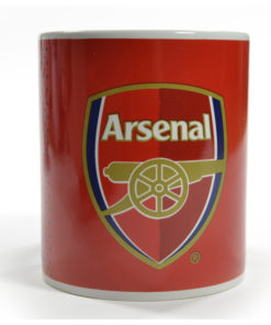 Hrnček Arsenal Fade červeno-modrý logo