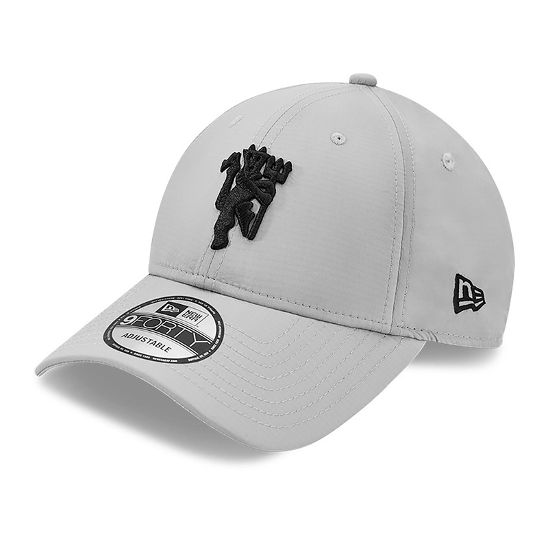 Kšiltovka Man UTD New Era 9Forty grey Ripstop