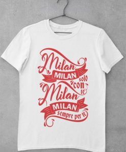 Triko AC Milán Solo Con Te bílé