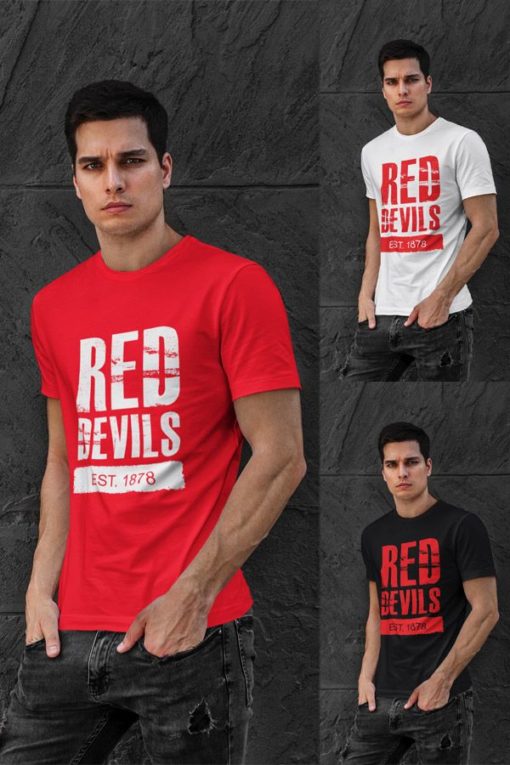 Tričko Manchester United Red Devils 1878 panske