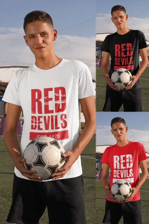 Tričko Manchester United Red Devils 1878 teen
