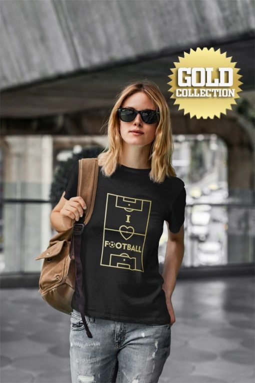 Triko I Love Football GOLD COLLECTION