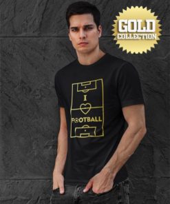 Tričko I Love Football GOLD COLLECTION