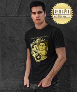 Triko Messi Ronaldo GOLD COLLECTION