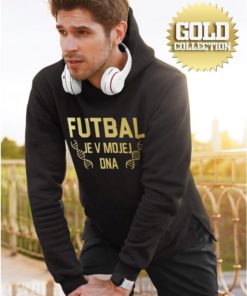 Futbalová mikina Futbal je v mojej DNA GOLD COLLECTION