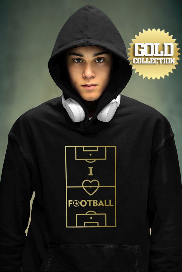 Fotbalová mikina I Love Football GOLD COLLECTION - Image 2