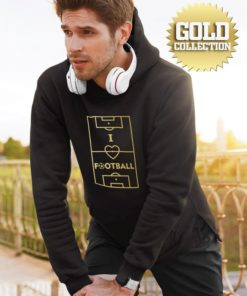 Futbalová mikina I Love Football GOLD COLLECTION