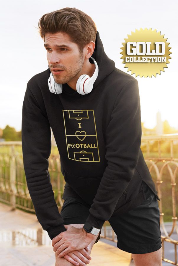 Fotbalová mikina I Love Football GOLD COLLECTION - Image 3